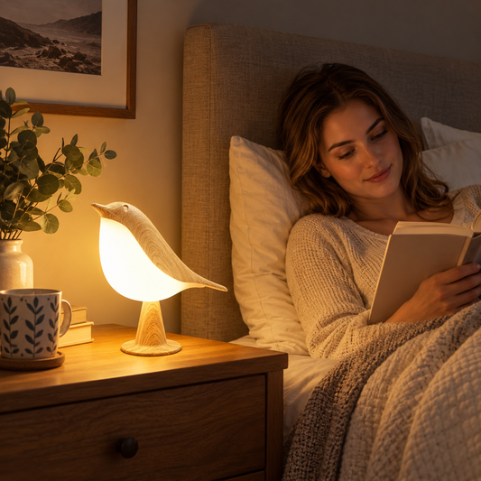 Dwellnivo 2-in-1 Rechargeable Bird Table Lamp