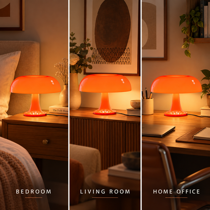 Dwellnivo Orange Mushroom Table Lamp