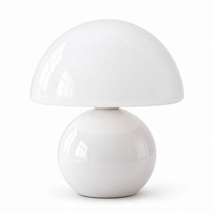Dimmable White Mushroom Table Lamp